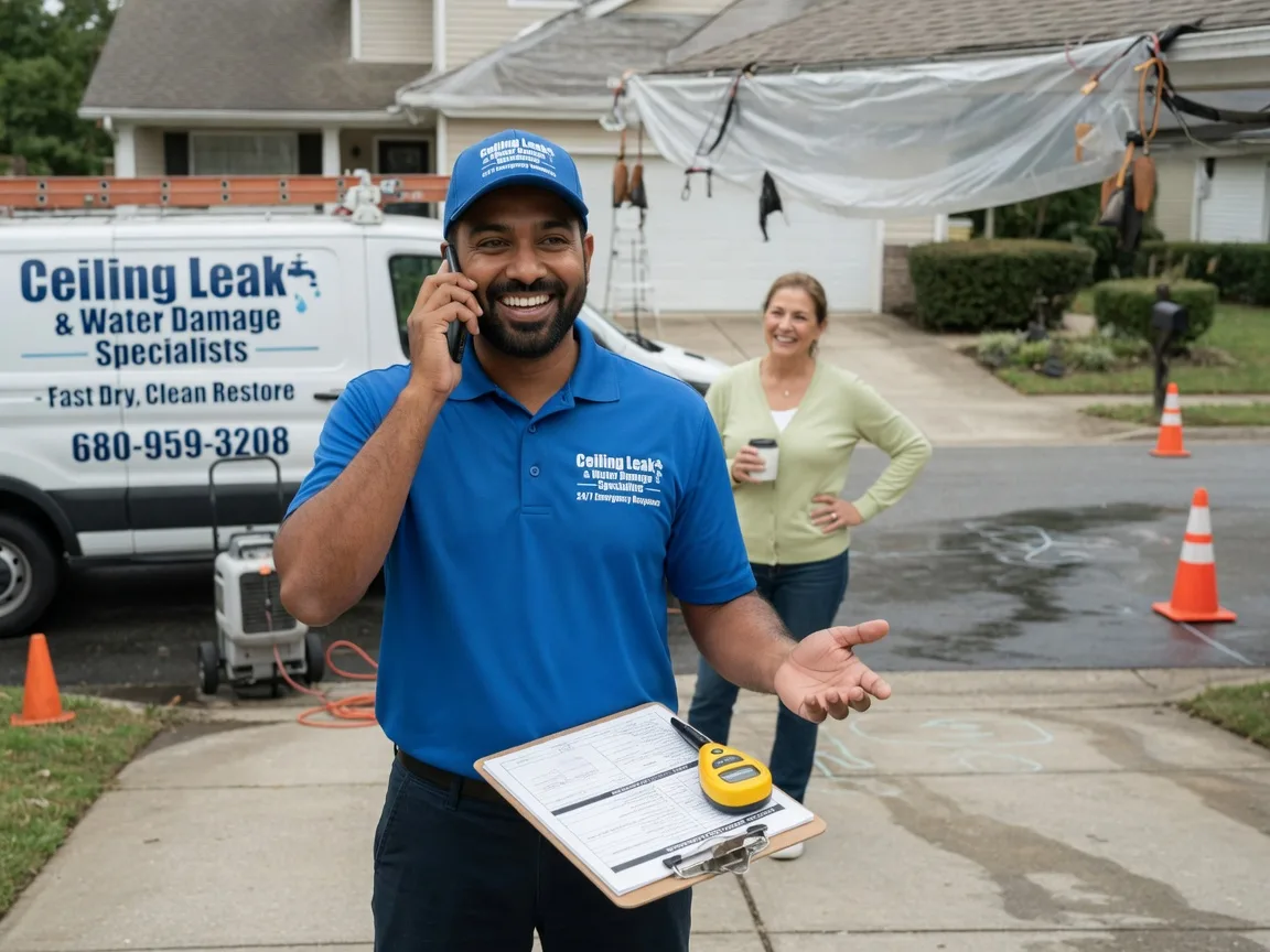 Ceiling Leak Cleanup Fountain City, WI FAQs